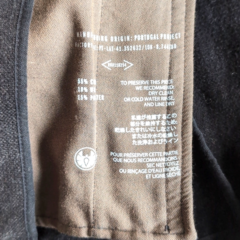 Apolis Global Citizen Wool Blend Bomber Jacket Men's Size Small - Picture 3 of 12